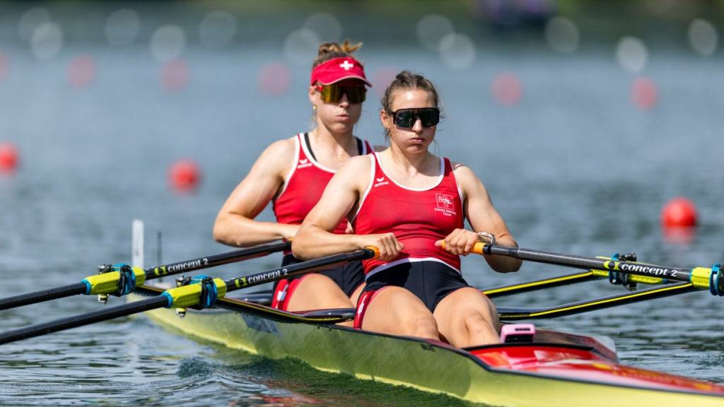 Salome Ulrich (links) und Fabienne Schweizer zeigen an der WM eine gute Leistung, zur Medaille reichte es aber nicht