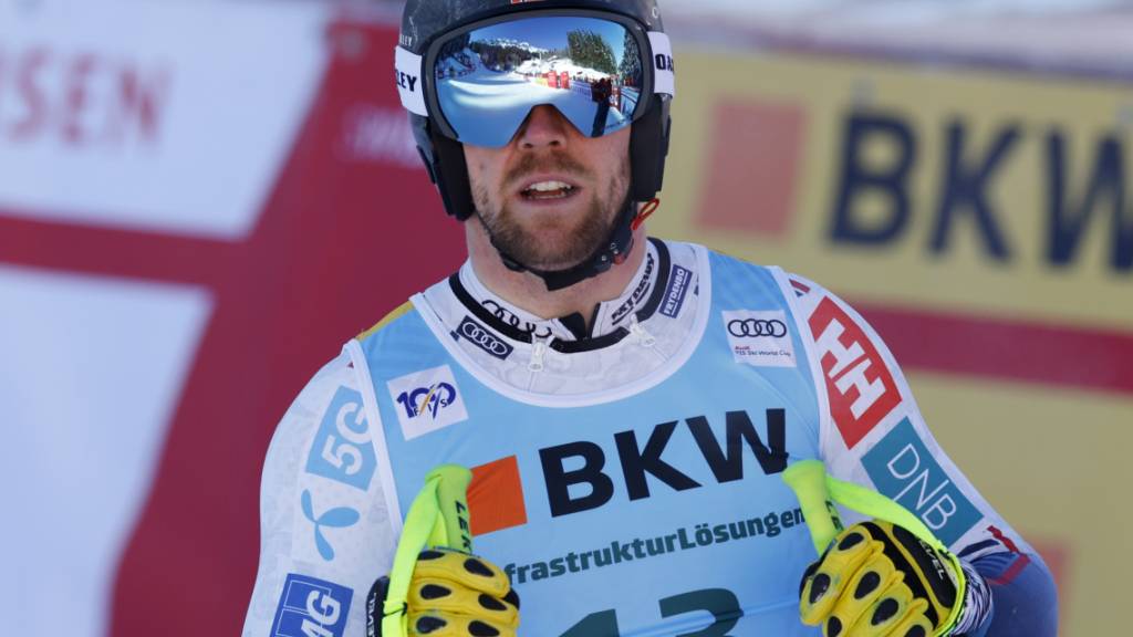 Für Aleksander Kilde enden die Lauberhornrennen mit einem Sturz im Ziel-S. (Archivbild)