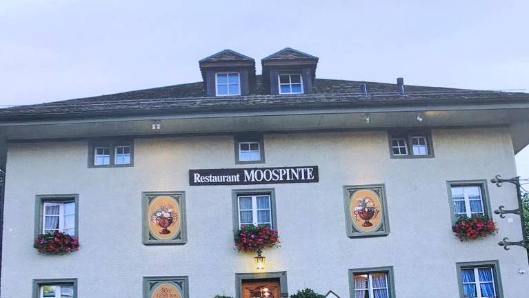 Das Restaurant Moospinte zu Zeiten vom «Chrüteroski».