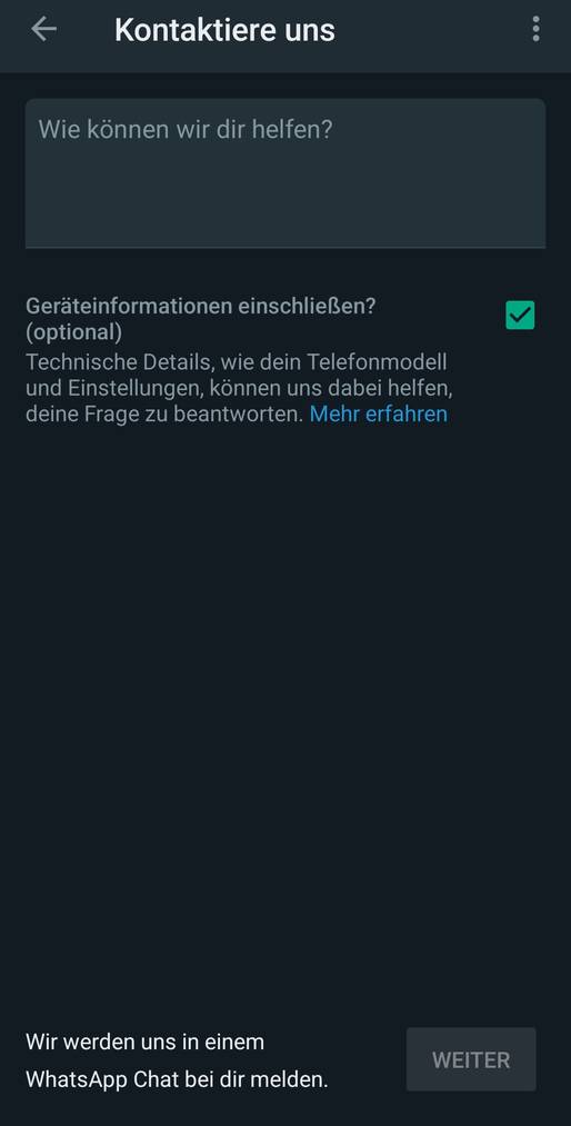 Whatsapp-Support