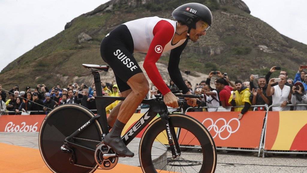Fabian Cancellara nimmt seine Olympia-Goldfahrt von Rio in Angriff. (Archivbild)