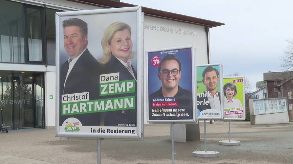 Nicht immer ganz legal: Ostschweiz wird zum Wahlplakat-Dschungel