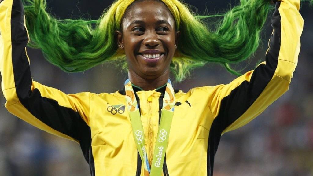 Shelly-Ann Fraser-Pryce gewann bei den Olympischen Spielen 2016 in Rio über 100 m die Bronzemedaille