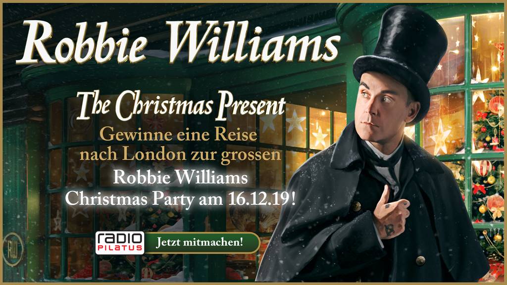 Auf zur «Robbie Williams Christmas Party» in London!