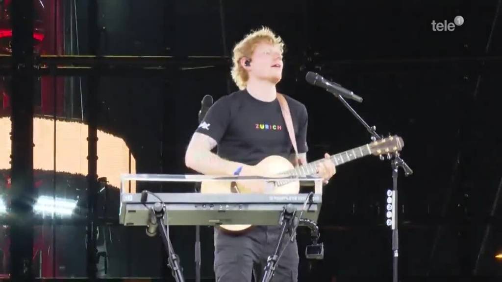 Popmusiker Ed Sheeran begeistert im Letzigrund