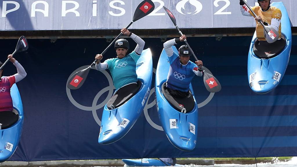 Holt sich Martin Dougoud im Kajak-Cross die Medaille, die er im Slalom so knapp verpasst hat?