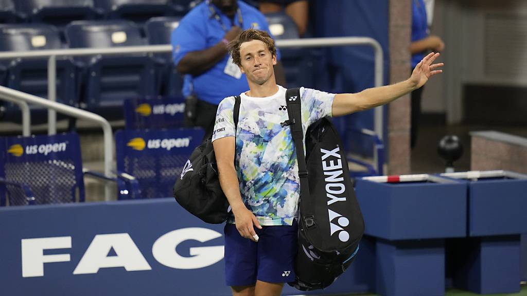 Muss sich bereits früh verabschieden: Vorjahresfinalist Casper Ruud scheitert in der 2. Runde