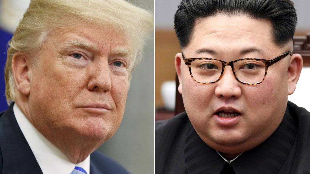 Doch kein Treffen am 12. Juni: US-Präsident Donald Trump (links) hat das mit Spannung erwartete Treffen mit Nordkoreas Machthaber Kim Jong Un abgesagt. (Archiv)