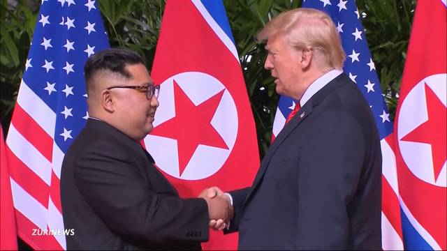 Historisches Gipelftreffen zwischen Trump und Kim Jong Un