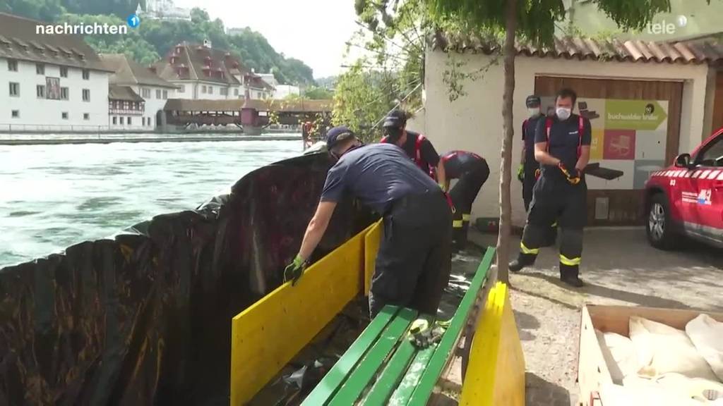 Kritische Pegelstände in den Zentralschweizer Seen