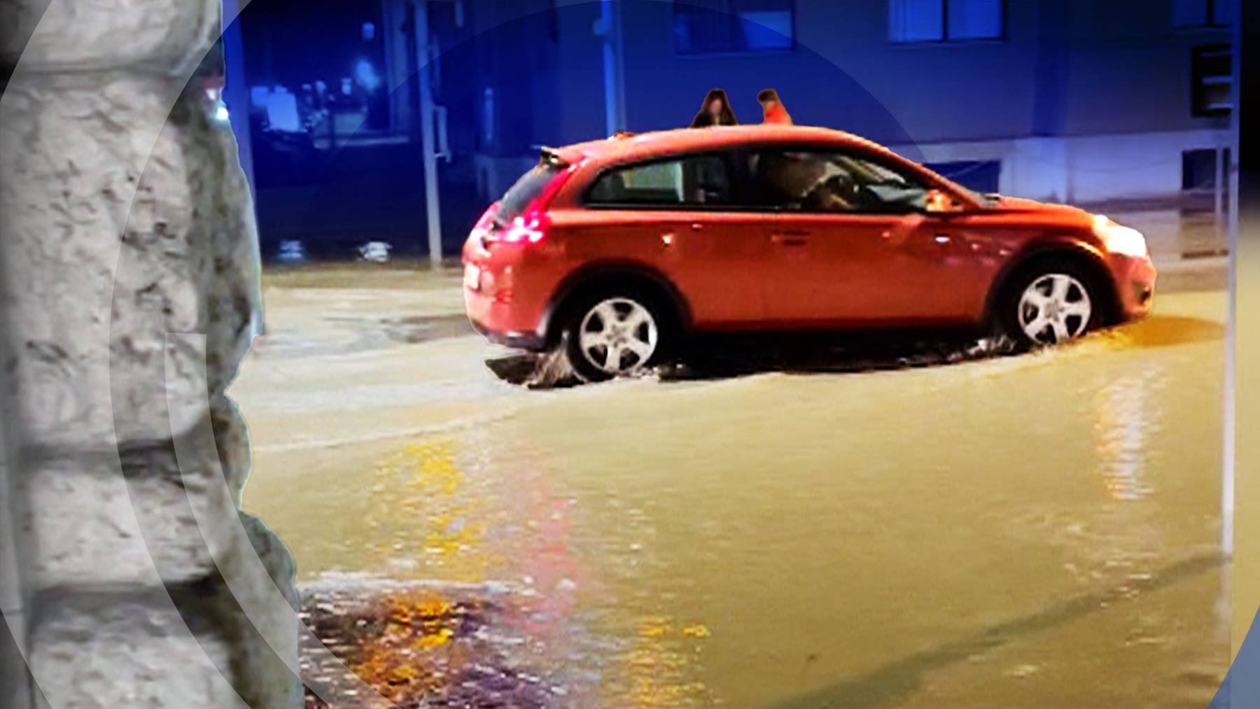 Wasserleitungsbruch in Olten 