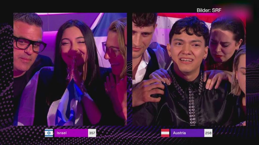 Jubel und Enttäuschung am ESC für die Schweiz