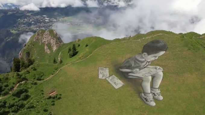 Diese gigantischen Kunstwerke schmücken Schweizer Bergwiesen