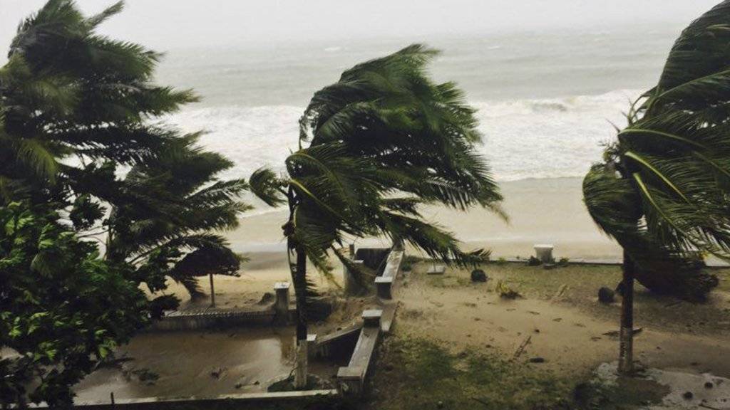 Kräftige Windböen und Regenfälle: Der Sturm «Enawo» forderte in Madagaskar mehrere Todesopfer.