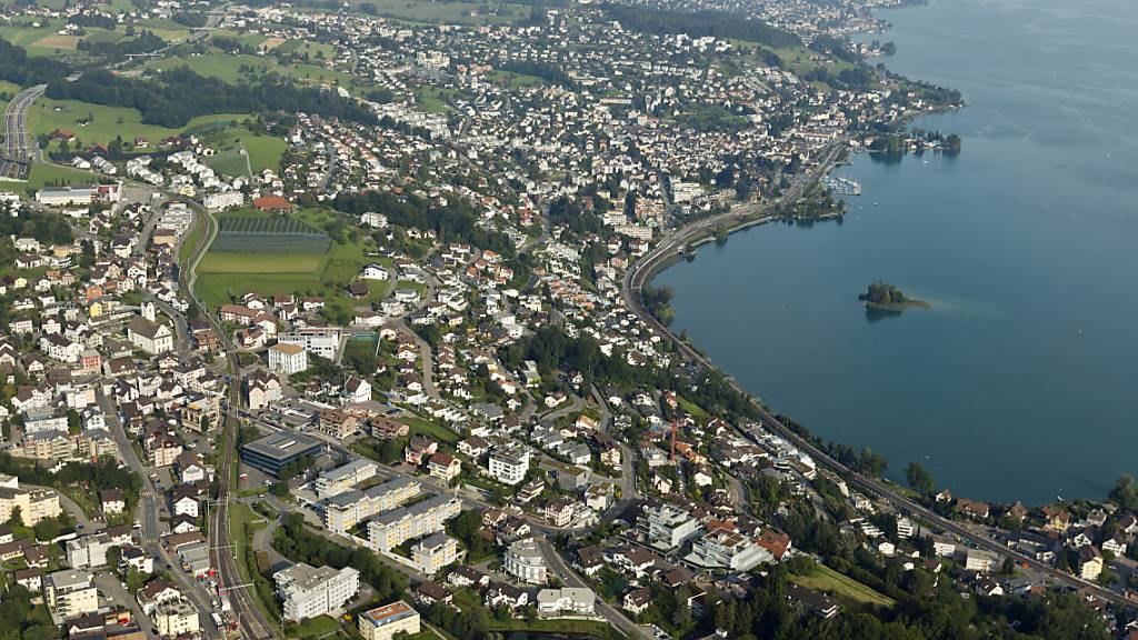Die Gemeinde Wollerau SZ investiert in den Hochwasserschutz. (Archivbild)