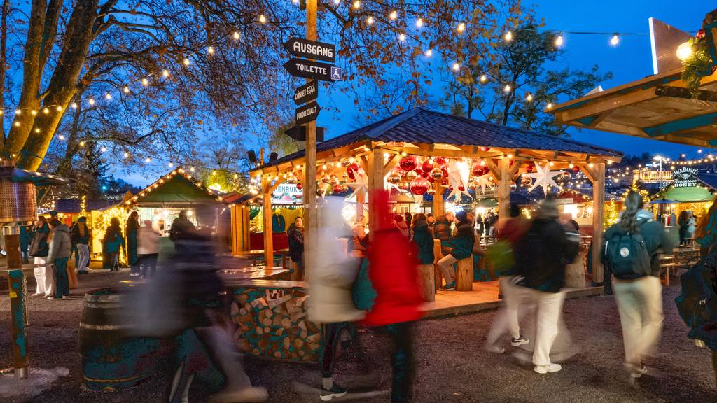 Start Rudolfs Weihnacht auf dem Inseli Weihnachtsmarkt // Weihnachtsmärt Luzern