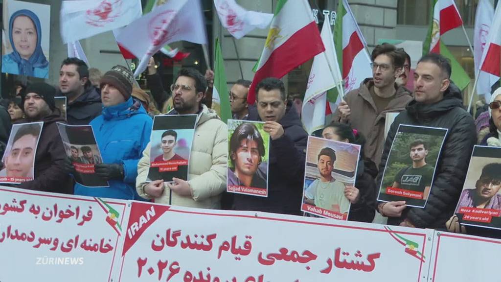 Iran-Demo in Zürich