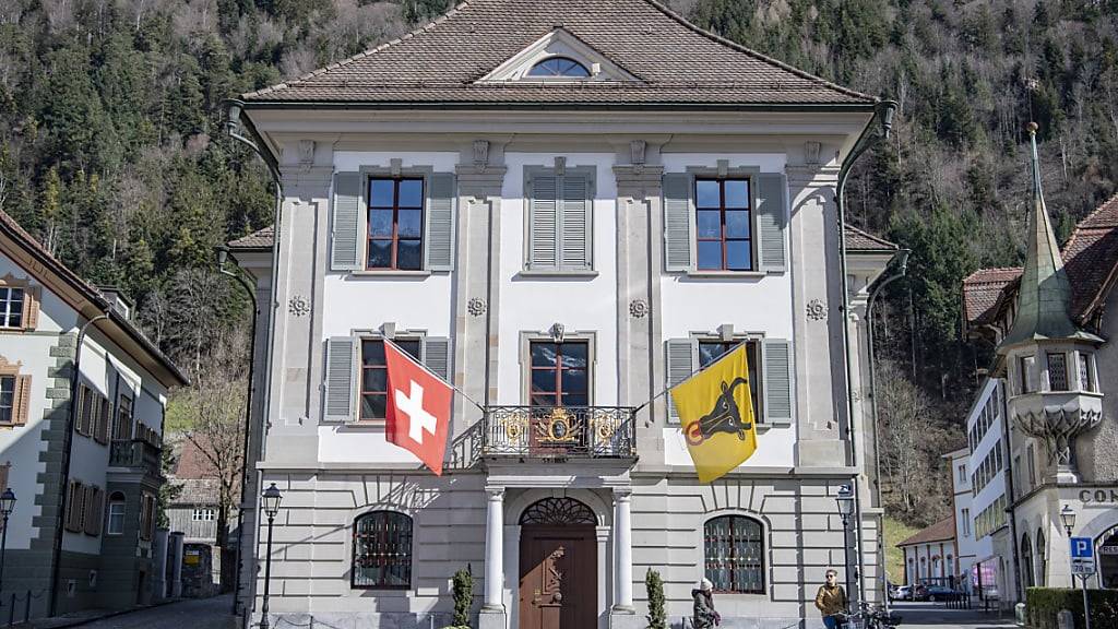 Im Rathaus in Altdorf tagt am Mittwoch der Urner Landrat. (Archivbild)