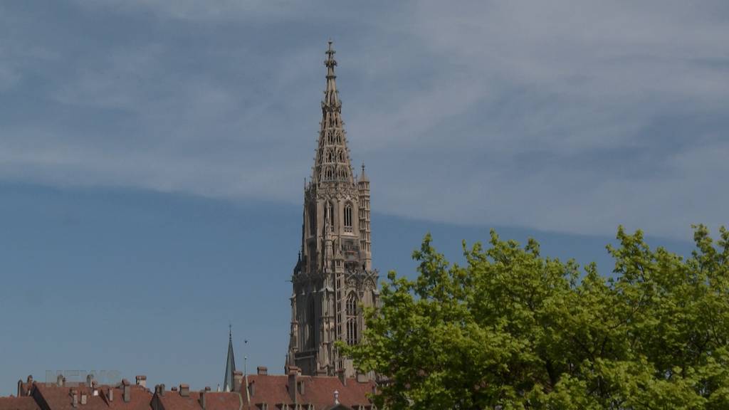 Gerüstbesteigung am Berner Münster