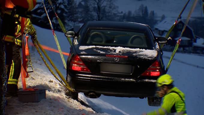 So rutschig war es am Mittwochmorgen im FM1-Land