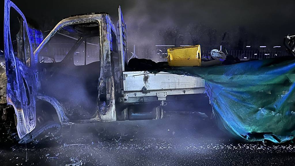 Als der Brand ausbrach, stand der Lieferwagen bereits auf dem Pannenstreifen der A1 bei St. Margrethen.