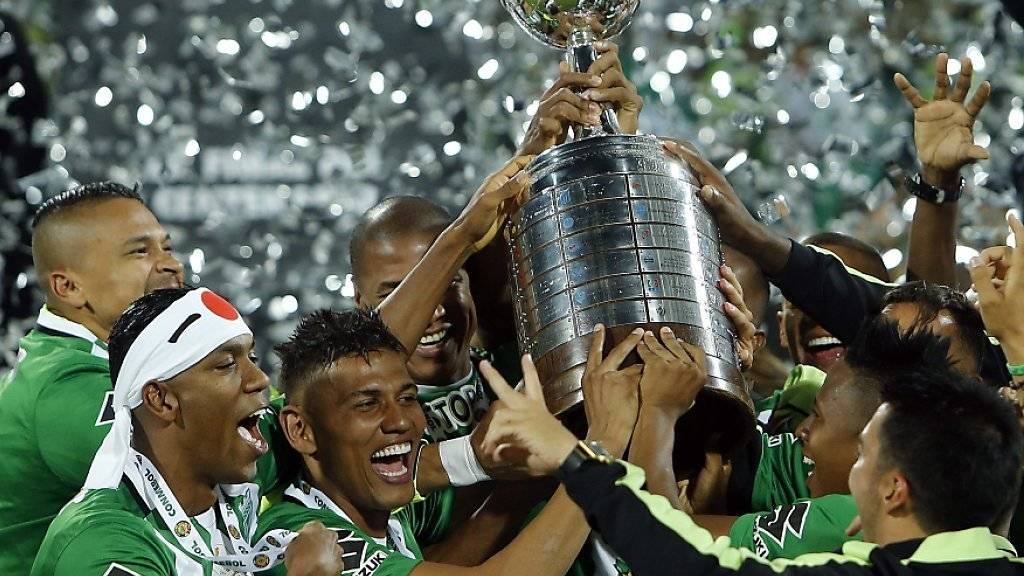 Holten erstmals seit 1989 wieder die Copa Libertadores: die Spieler von Atletico Nacional