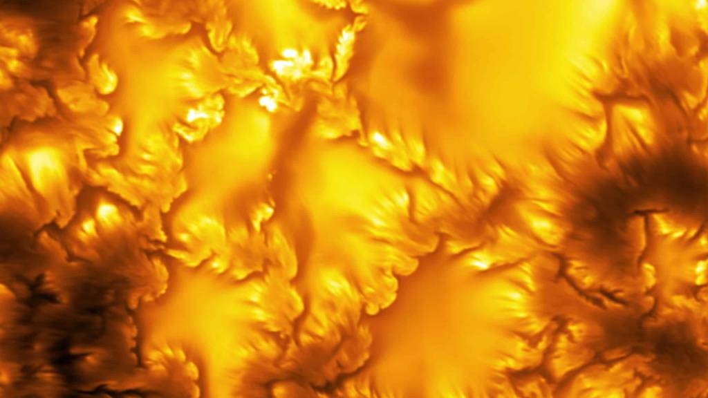 Das grösste Sonnenteleskop und aufwendigste Computersimulationen zeigen die bislang schärfsten Bilder der Sonnenoberfläche.