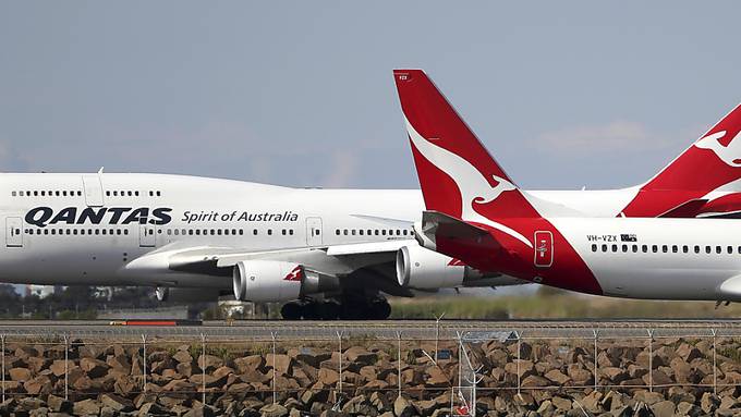 Qantas streicht internationale Flüge um 90 Prozent
