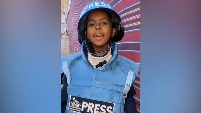 9-Jährige berichtet als Kriegsreporterin aus dem Gazastreifen
