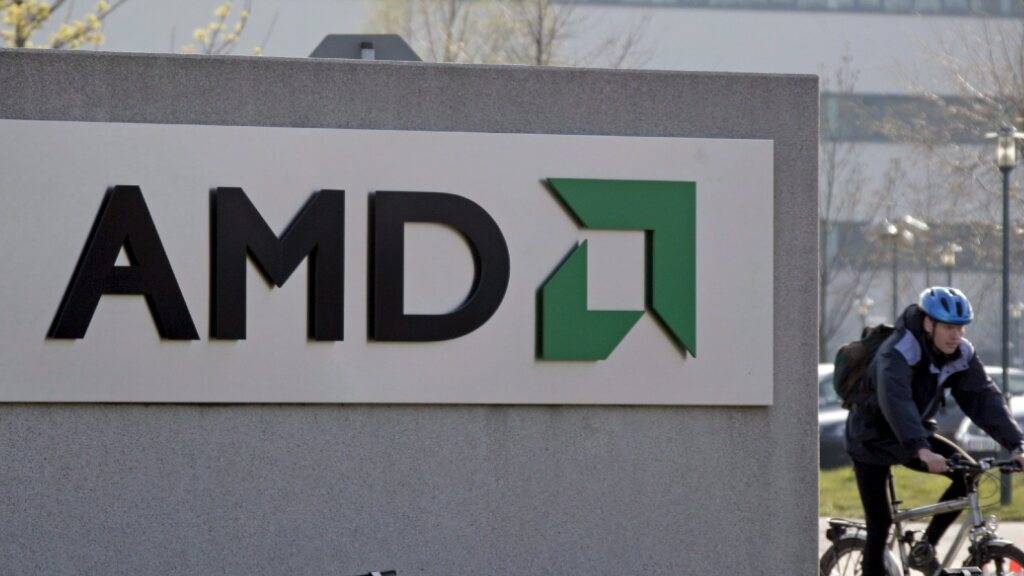Enttäuscht die Anleger mit seinen Quartalsaussichten: der US-Chiphersteller AMD. (Archivbild von 2008 vom AMD-Werk in Dresden im deutschen Bundesland Sachsen)