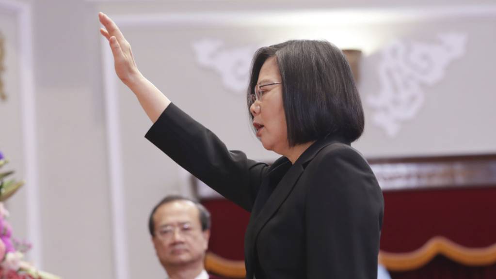 Taiwans Präsidentin Tsai Ing-wen ist am Mittwoch vereidigt worden.