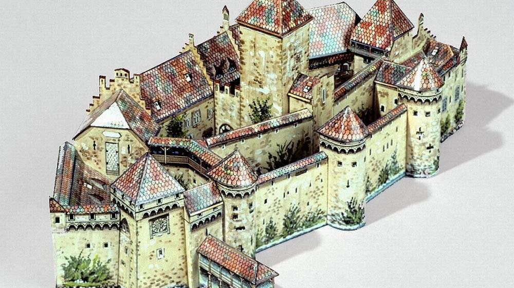 Das «Schloss Chillon» war nichts für Anfänger. Die runden Dächer und schmalen Mauern sorgten auch mal für einen Wutausbruch. (Bild: zVg)