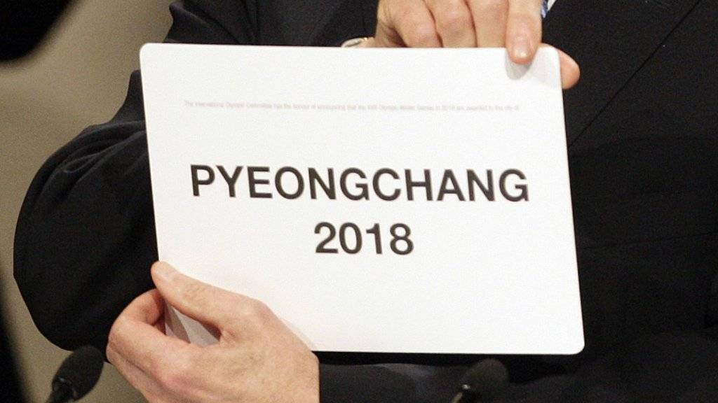 Pyeongchang erhielt im Juli 2011 vom IOC den Zuschlag für die Ausrichtung der Winterspiele
