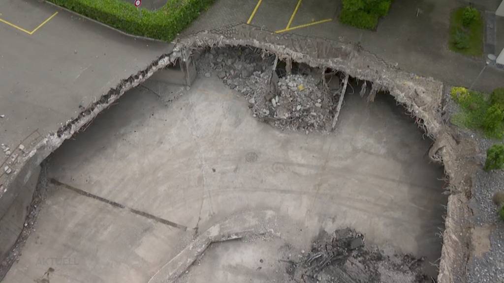 So sieht der Keller nach der Explosion in Nussbaumen aus