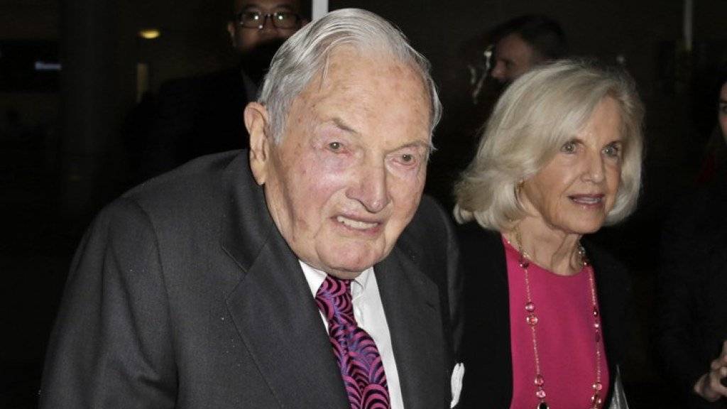 David Rockefeller - hier im Juni 2015 - wurde 101 Jahr alt. (Archivbild)