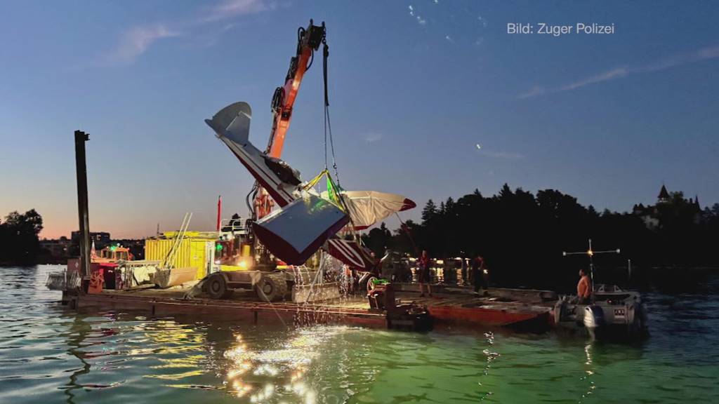Kleinflugzeug nach Unfall im Zugersee geborgen