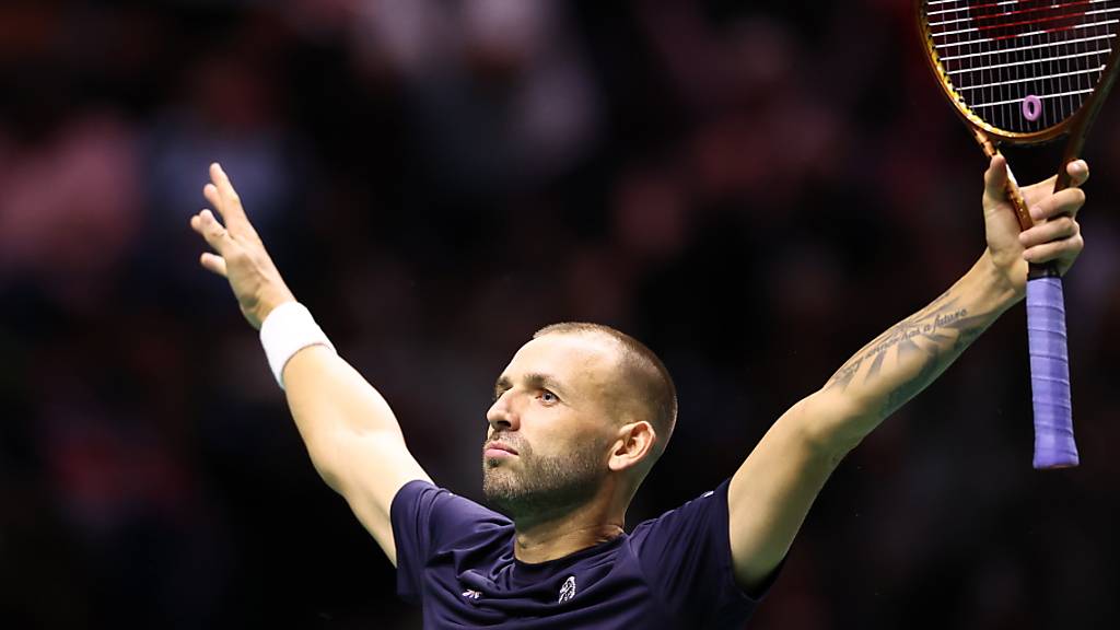 Starker Auftritt: Der Brite Dan Evans setzte sich in drei Sätzen gegen den Weltranglisten-Zwölften Alex de Minaur durch