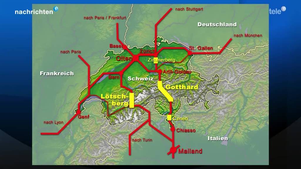 Feierliche Eröffnung des Ceneri-Basistunnels