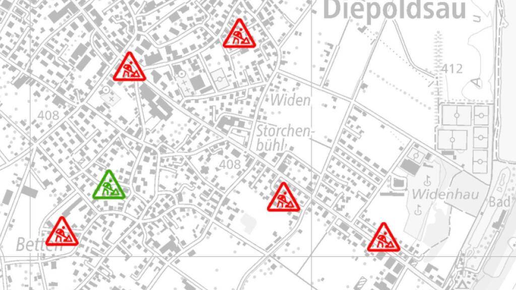 Wer den im Sommer zahlreichen Strassenbaustellen ausweichen will, kann sich im Kanton St.Gallen neu über eine Karte informieren.