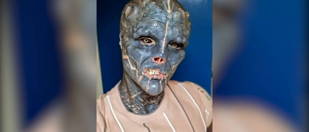 Dieser Mann will aussehen wie ein Alien