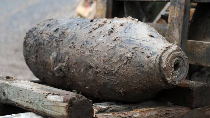 Fliegerbombe entdeckt und entschärft