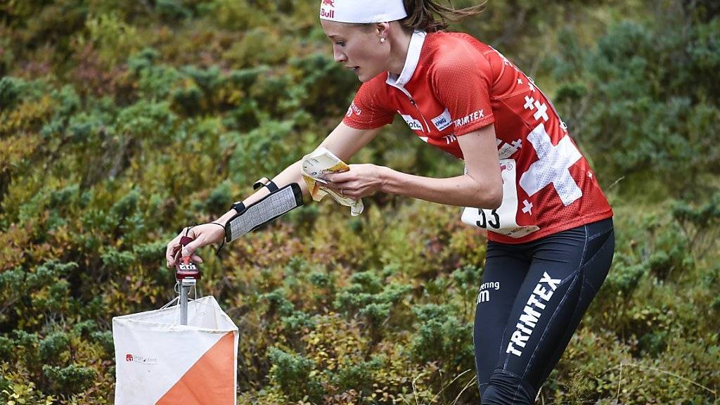 Startläuferin Judith Wyder gewann mit dem Schweizer Team EM-Bronze in der Sprint-Staffel