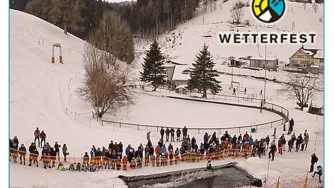 Waterslide-Contest am Skilift Heiden