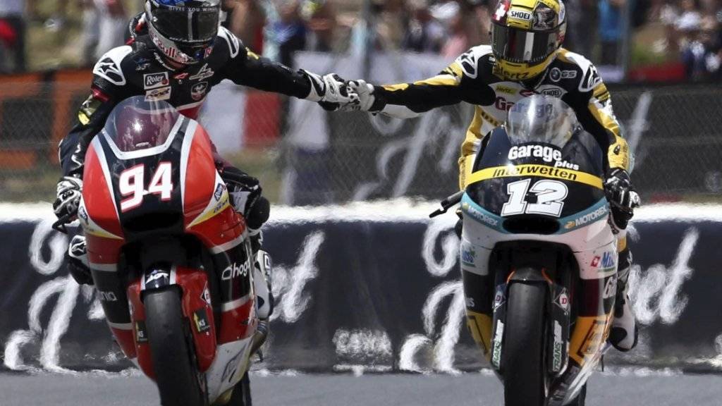 Jonas Folger und Tom Lüthi: Dieses Duell wie 2015 in der Moto2 wird es 2018 in der MotoGP nicht geben