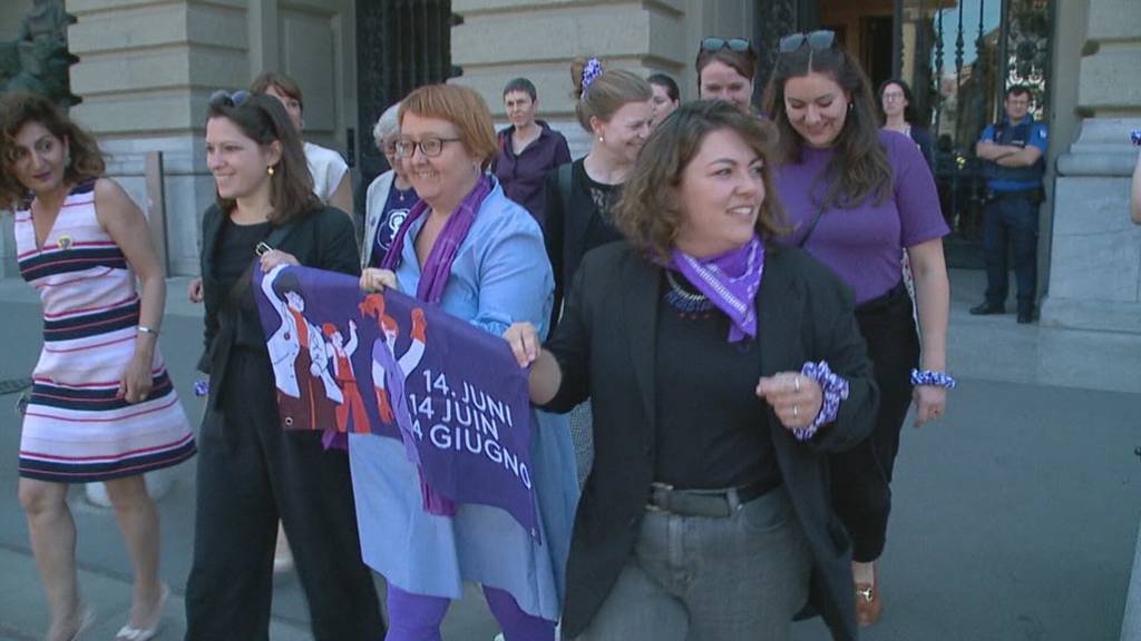 Frauenstreik in Bundesbern