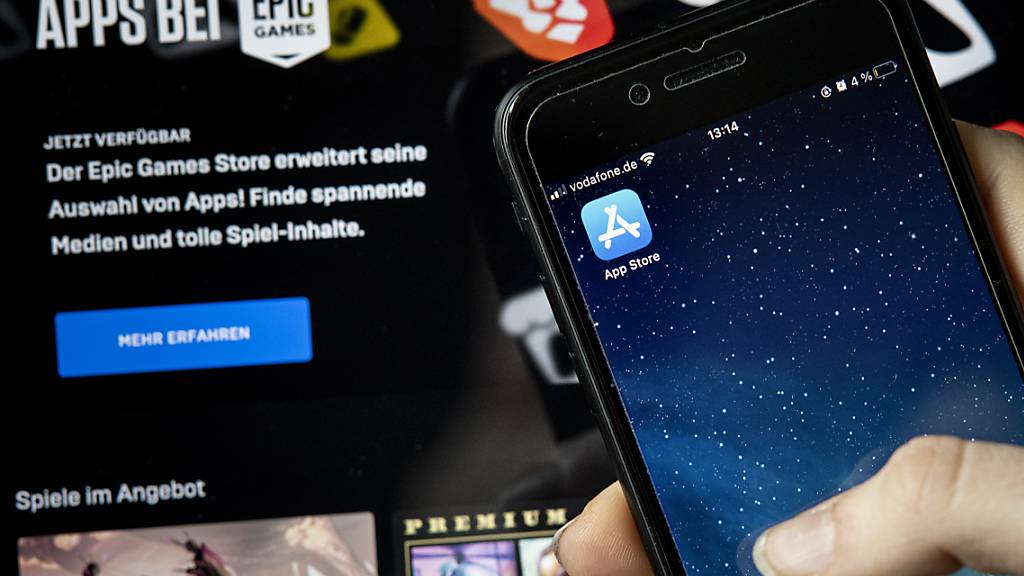 Epic, Macher des populären Spiels «Fortnite», will digitale Artikel in seinen Apps verkaufen, ohne einen Anteil vom Kaufpreis an Apple abzugeben. Der Konflikt geht nun in die nächste Runde. (Archivbild)