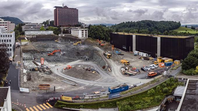 Neues Spital-Parkhaus in Luzern soll 450 Plätze bieten