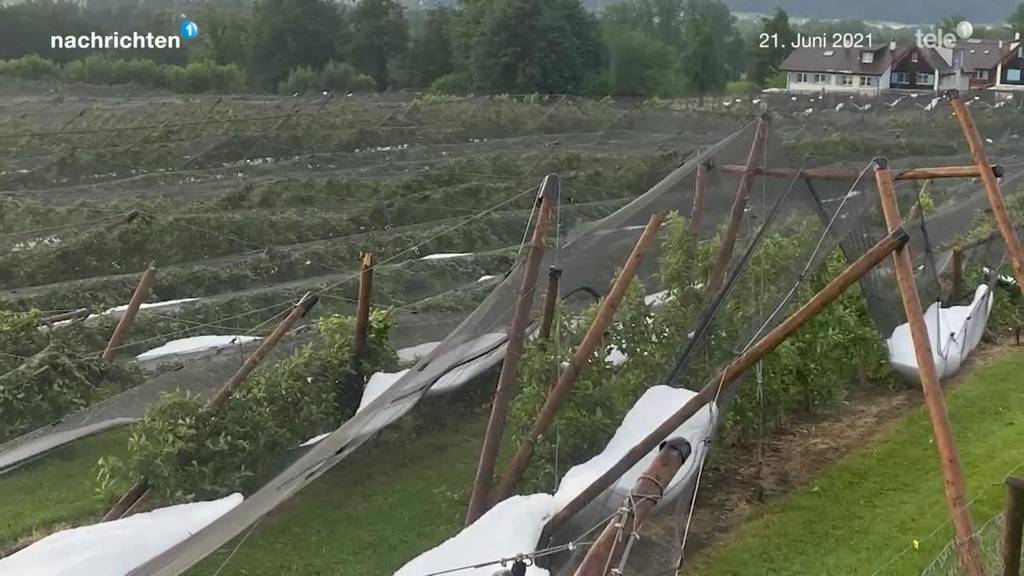 Unwetter zerstört Badi in Reiden und Plantage in Buchrain