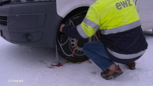 Wintersturm Egon sorgt für Chaos