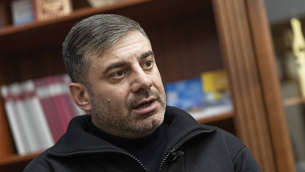 ARCHIV - Dmytro Lubinez, Menschenrechtsbeauftragter des ukrainischen Parlaments, bestätigte die Rückkehr von elf Kindern in die Ukraine. Foto: Evgeniy Maloletka/AP/dpa